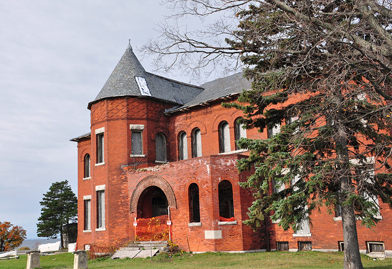 former US Army Mess Hall building